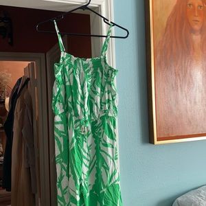Lilly Pulitzer for Target Tropical Green and White Bodysuit